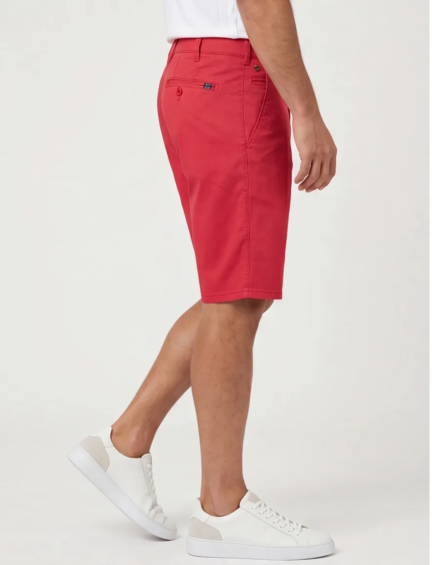 Shorts Meyer rood katoen normale fit