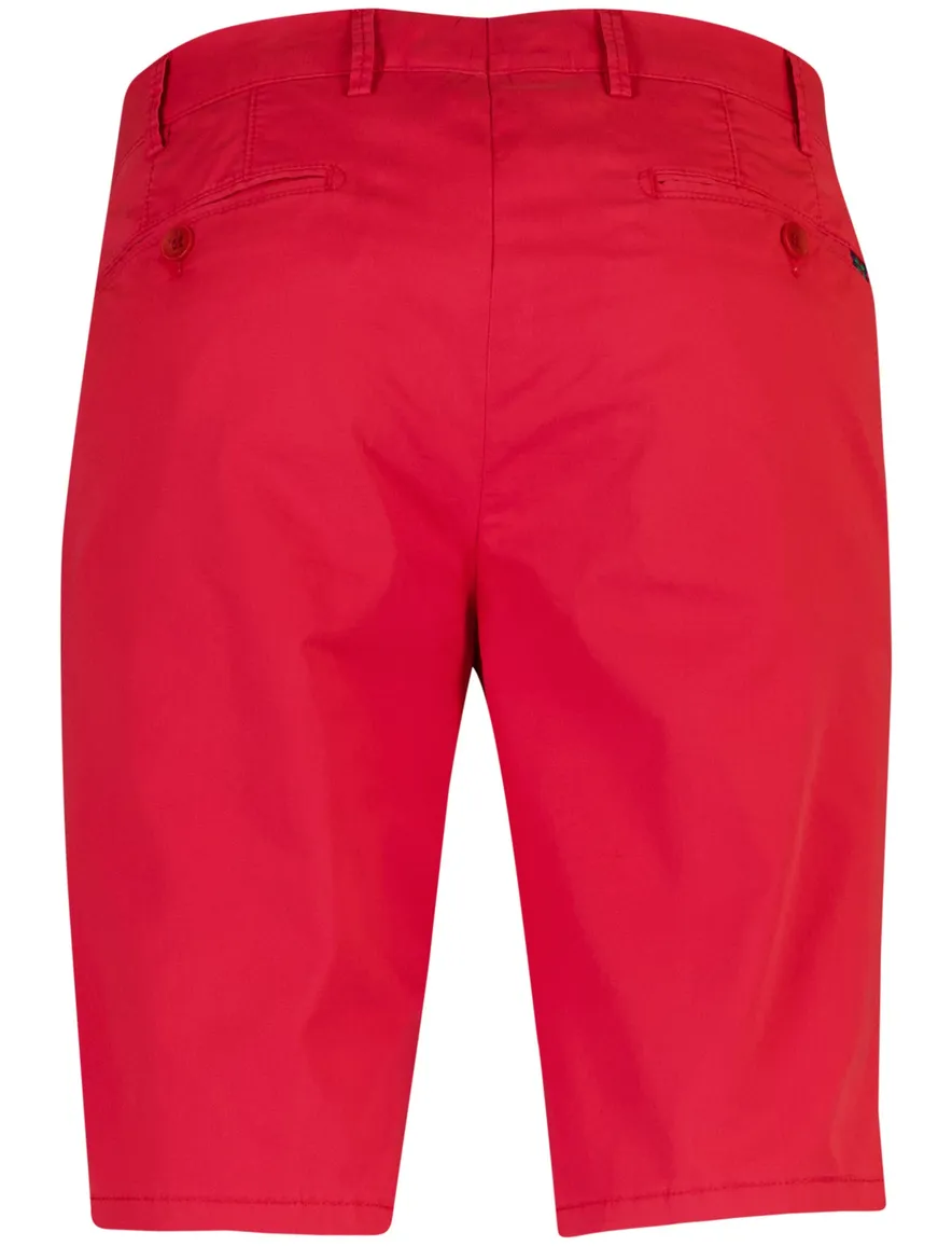 Shorts Meyer rood katoen normale fit