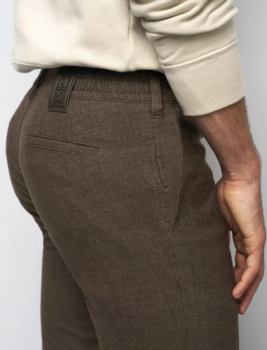 Meyer Pantalon chino bruin M5 Move