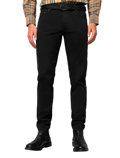 Meyer Broek Meyer zwart FIVE jeans effen