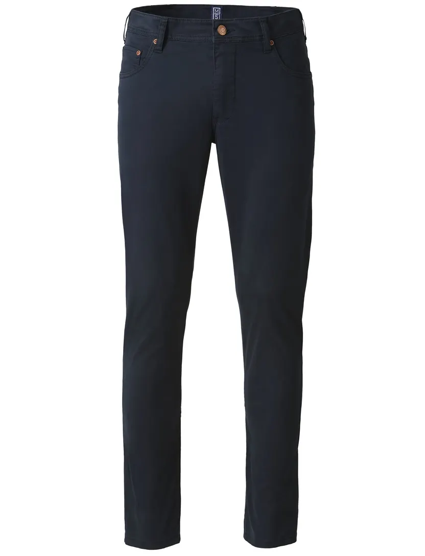 Broek Meyer donkerblauw 5-pocket model