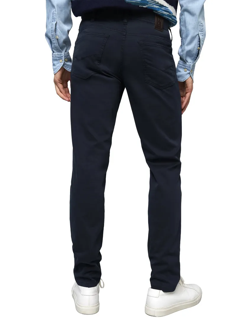 Broek Meyer donkerblauw 5-pocket model