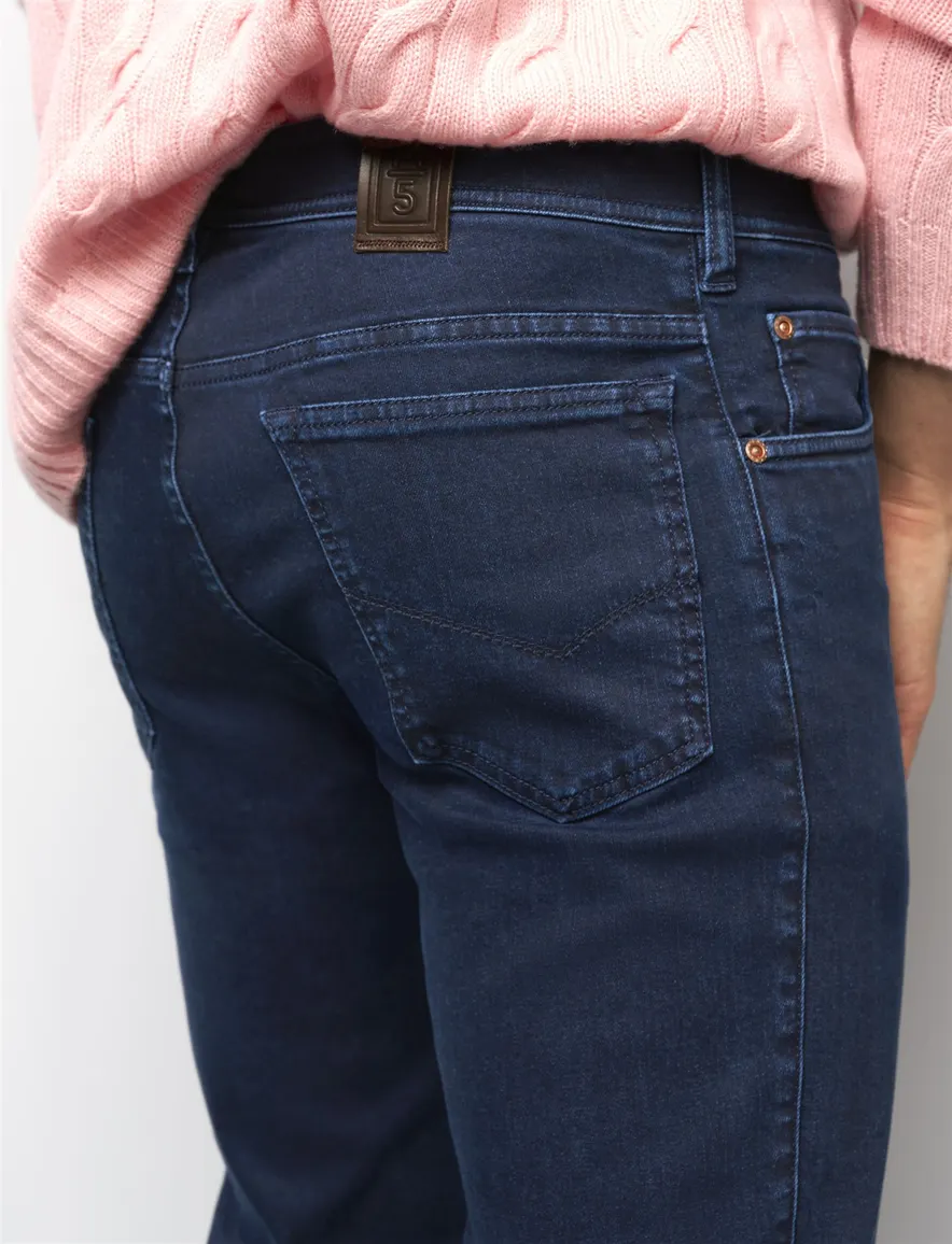 Broek Meyer donkerblauw FIVE Art.9-6272-18