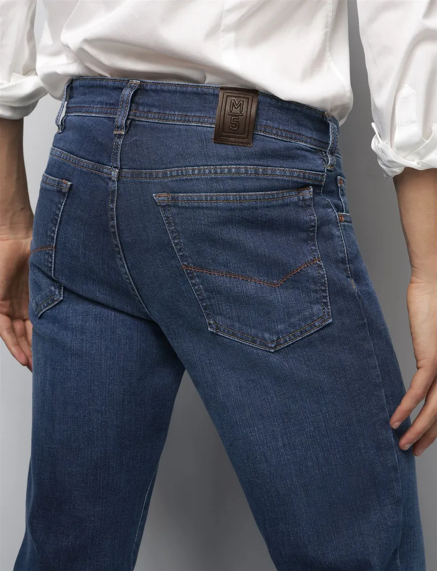 Broek Meyer blauw FIVE Art.9-6291-17