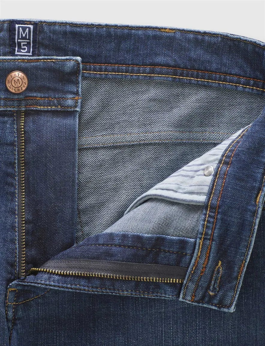 Broek Meyer blauw FIVE Art.9-6291-17