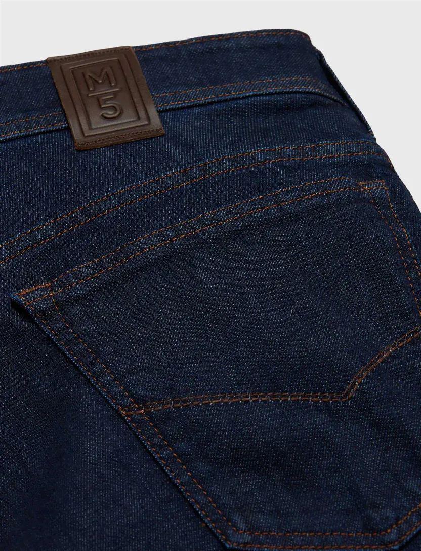 Broek Meyer donkerblauw Five normale fit