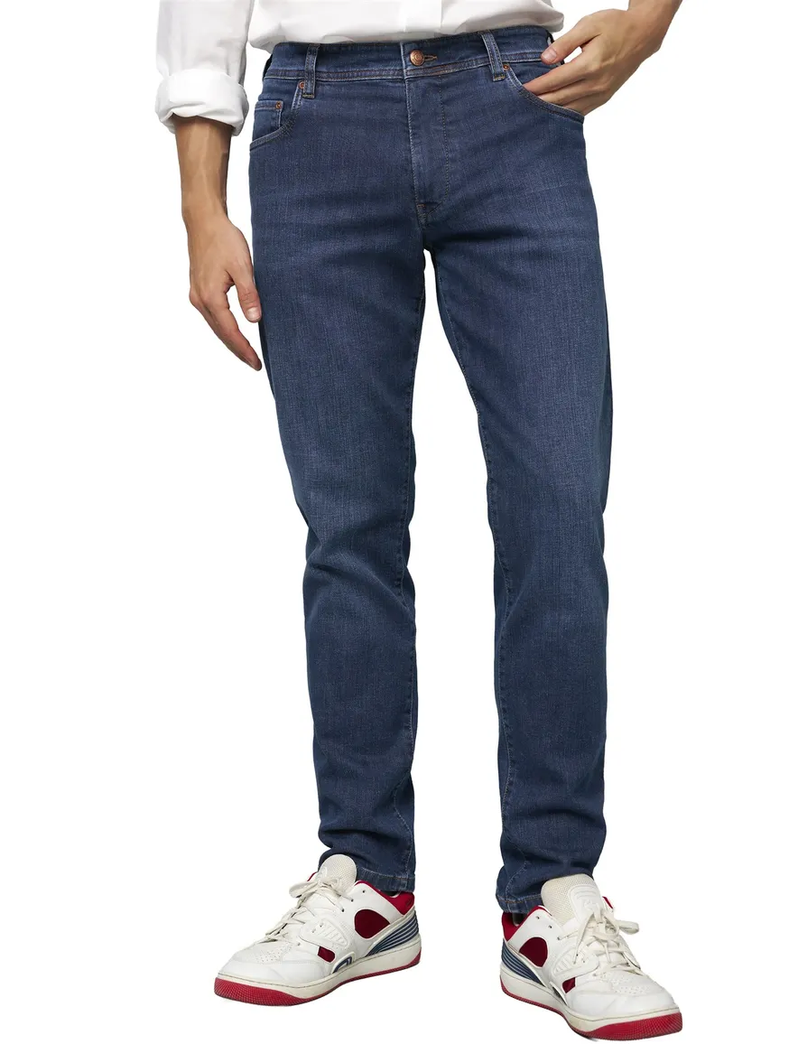 Broek Meyer donkerblauw FIVE Art.9-6291-18