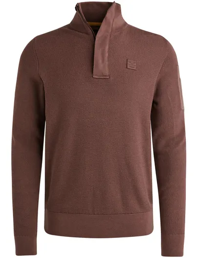 PME Legend PME Legend half zip trui bordeaux