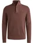 PME trui effen bordeaux normale fit half zip