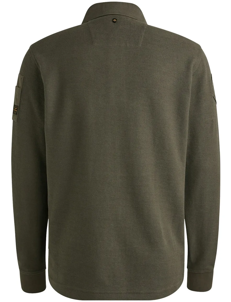 PME Legend polo groen effen