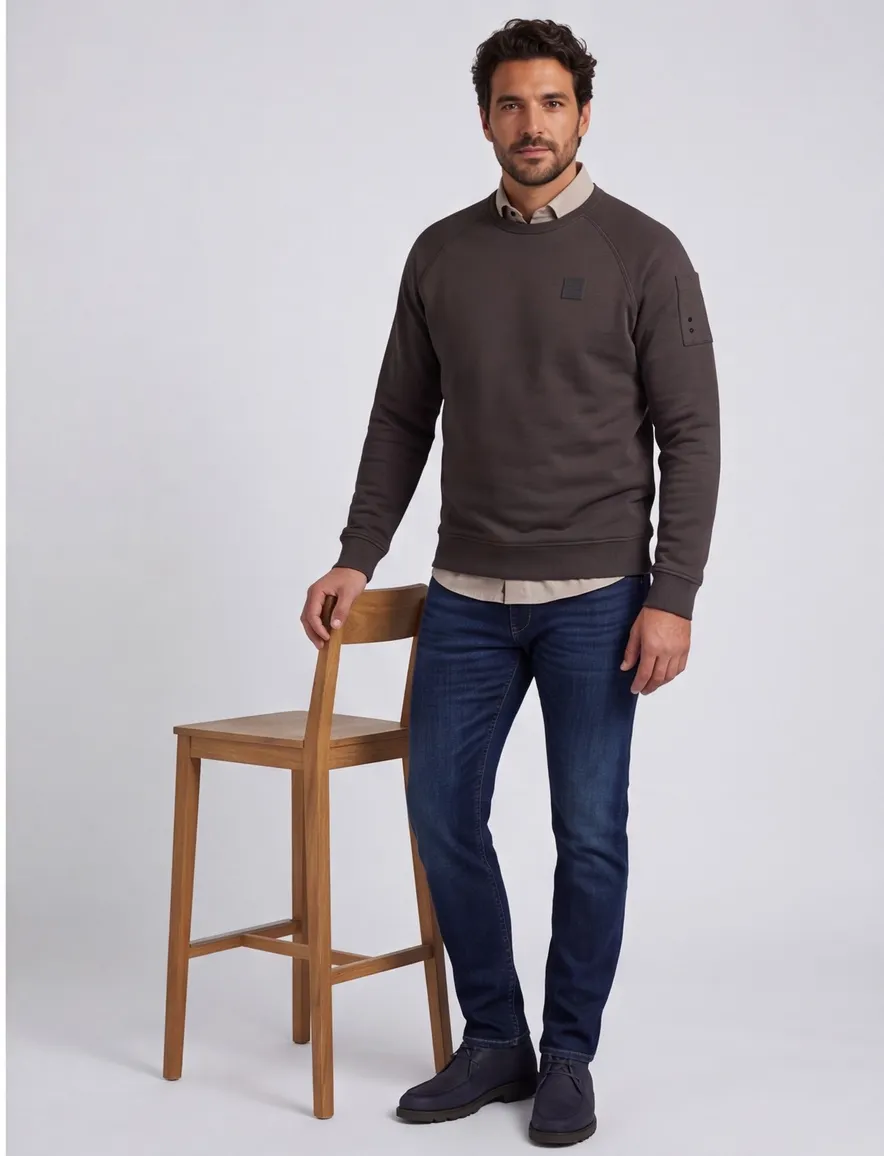 PME Legend sweater fleece groen