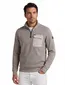 PME Legend half zip vest beige corduroy