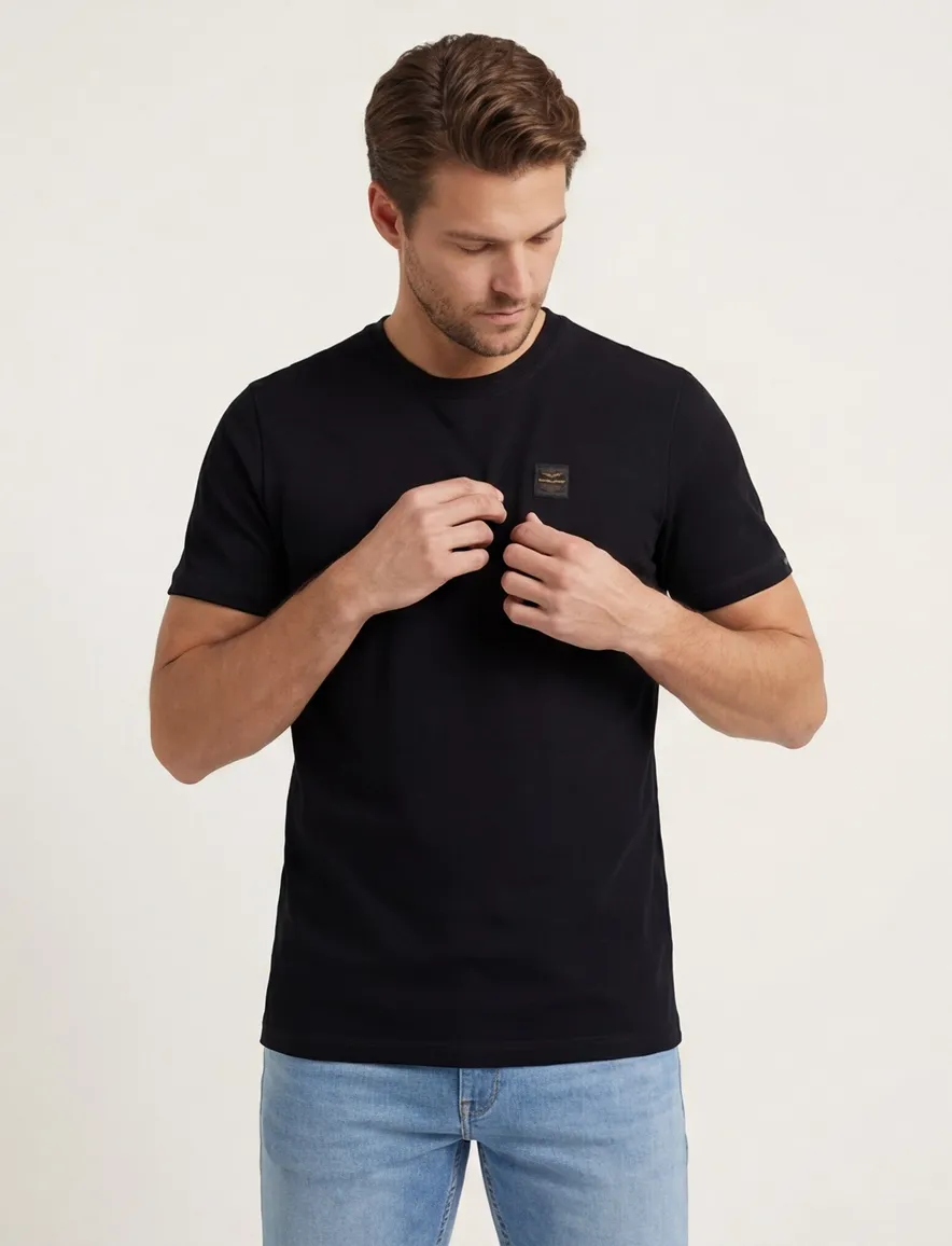 PME Legend T-shirt zwart katoen