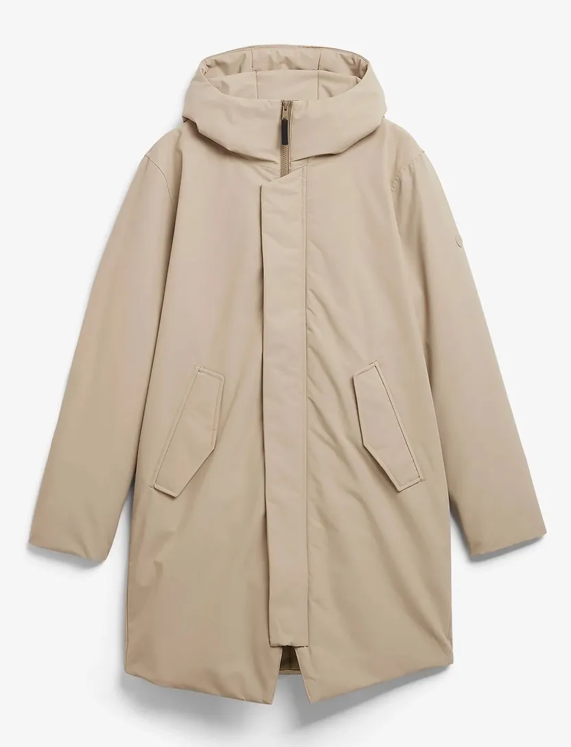 Elvine winterjas waterdicht beige polyester