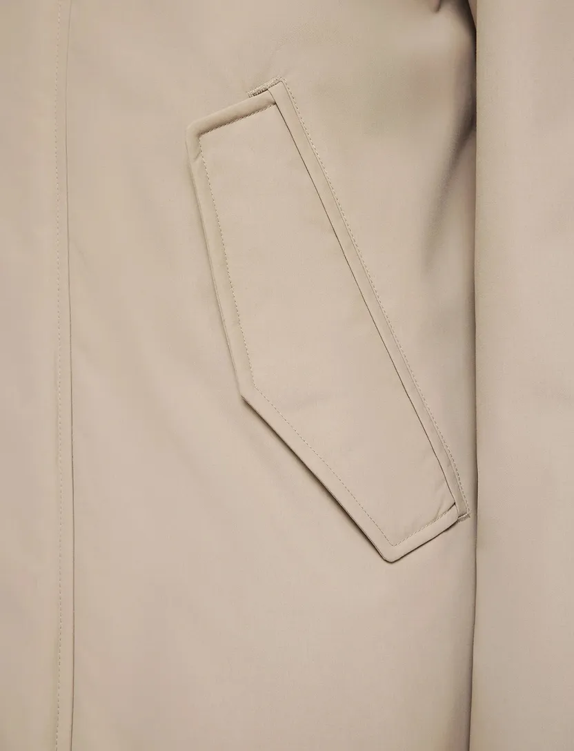 Elvine winterjas waterdicht beige polyester
