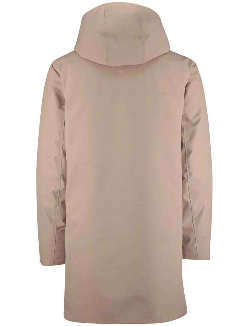 Elvine winterjas waterdicht beige polyester