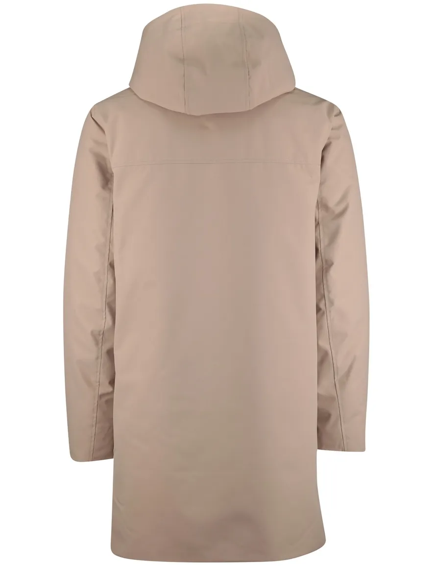 Elvine winterjas waterdicht beige