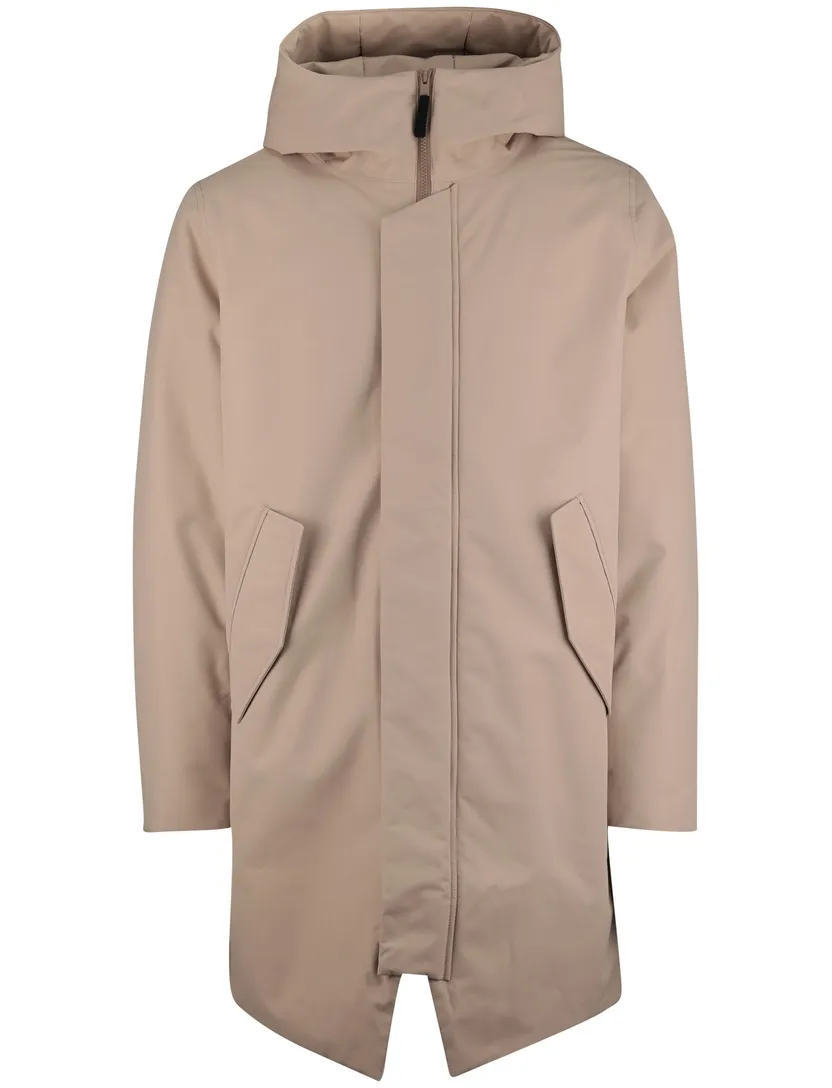 Elvine winterjas waterdicht beige polyester