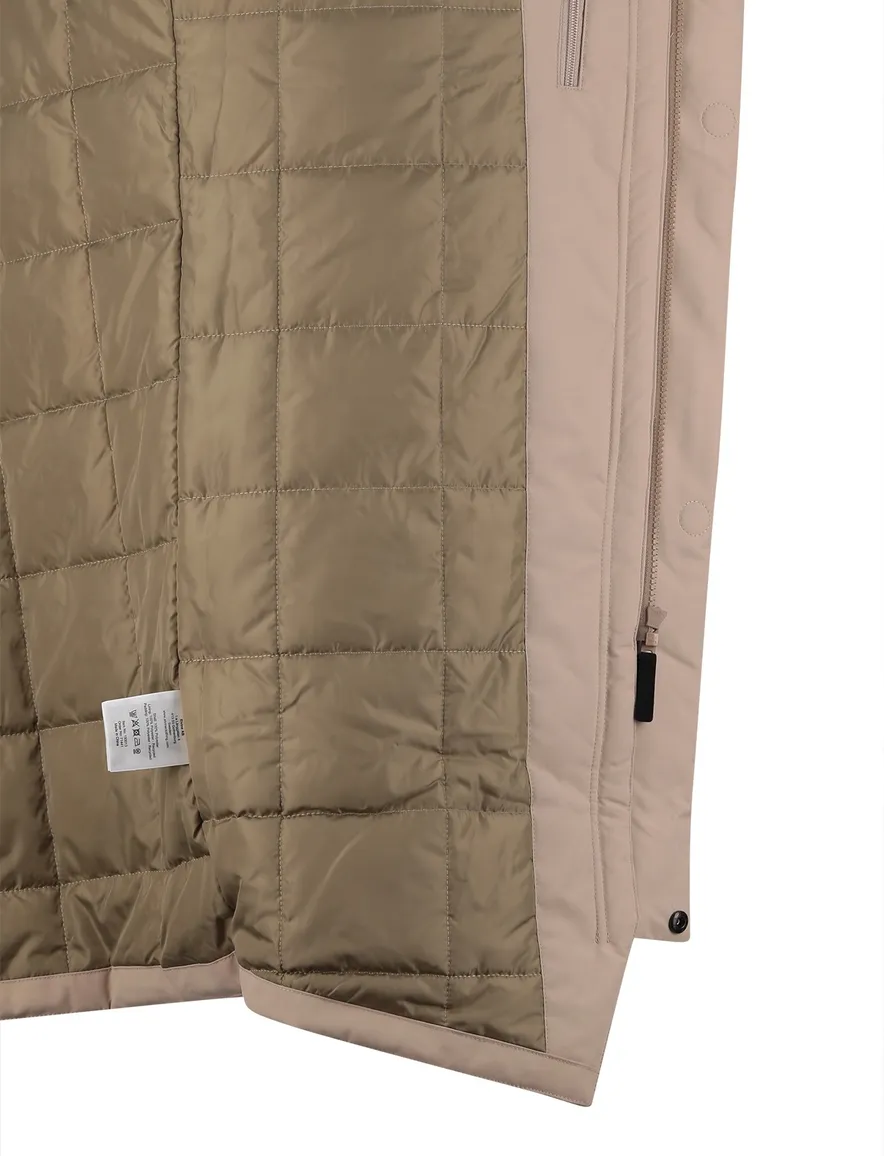 Elvine winterjas waterdicht beige
