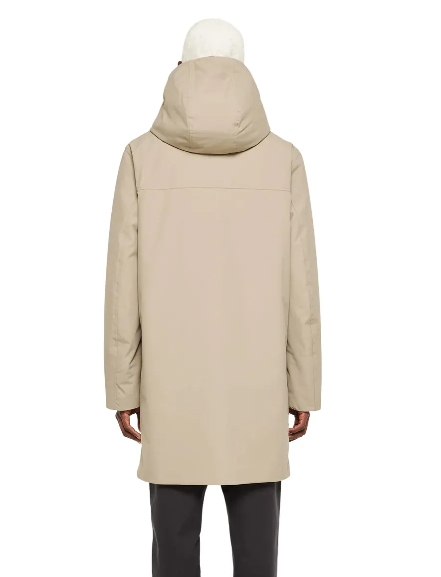 Elvine winterjas waterdicht beige