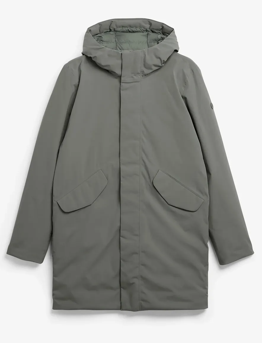 Elvine Winterjas groen half lang parka
