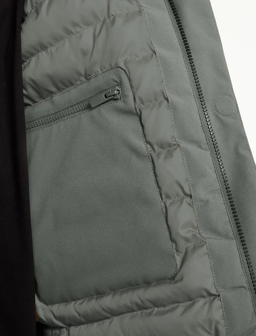 Elvine Winterjas groen half lang parka