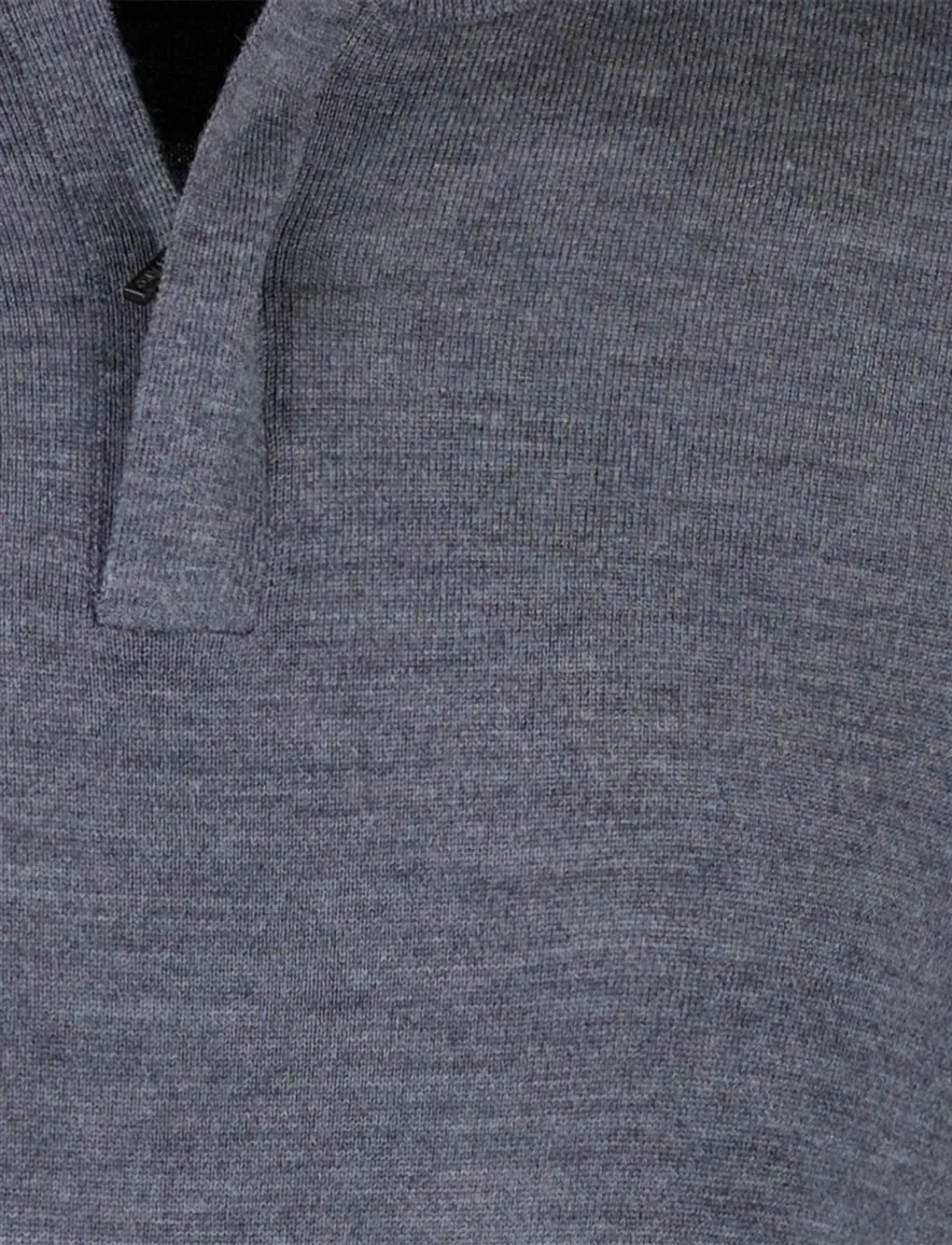 Cavallaro Saronno half zip pullover antraciet