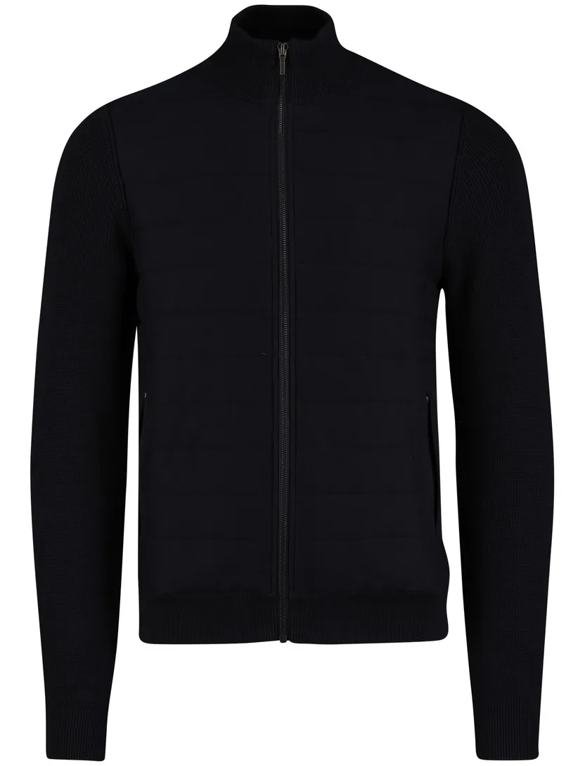Donkerblauw gevoerd Cavallaro vest