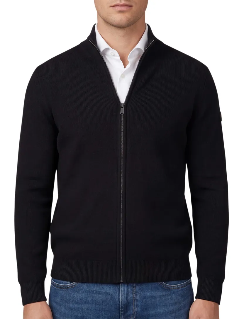 Donkerblauw gevoerd Cavallaro vest