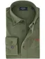 NZA overhemd knitted groen Riley button-down collar