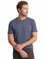 Casa Moda t-shirt blauw effen normale fit katoen