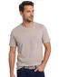 Casa Moda t-shirt beige effen normale fit katoen