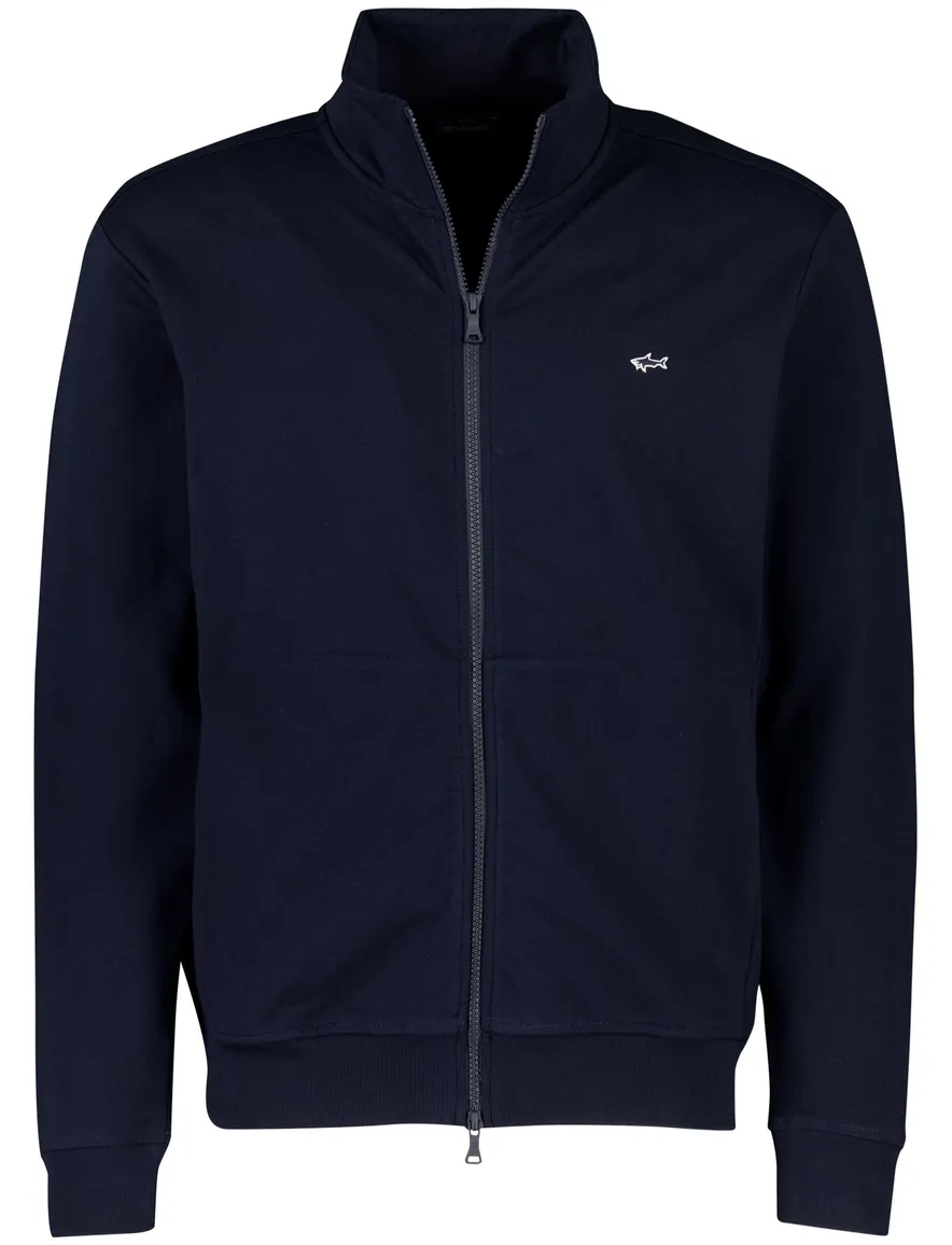 Donkerblauw sweatvest Paul & Shark katoen