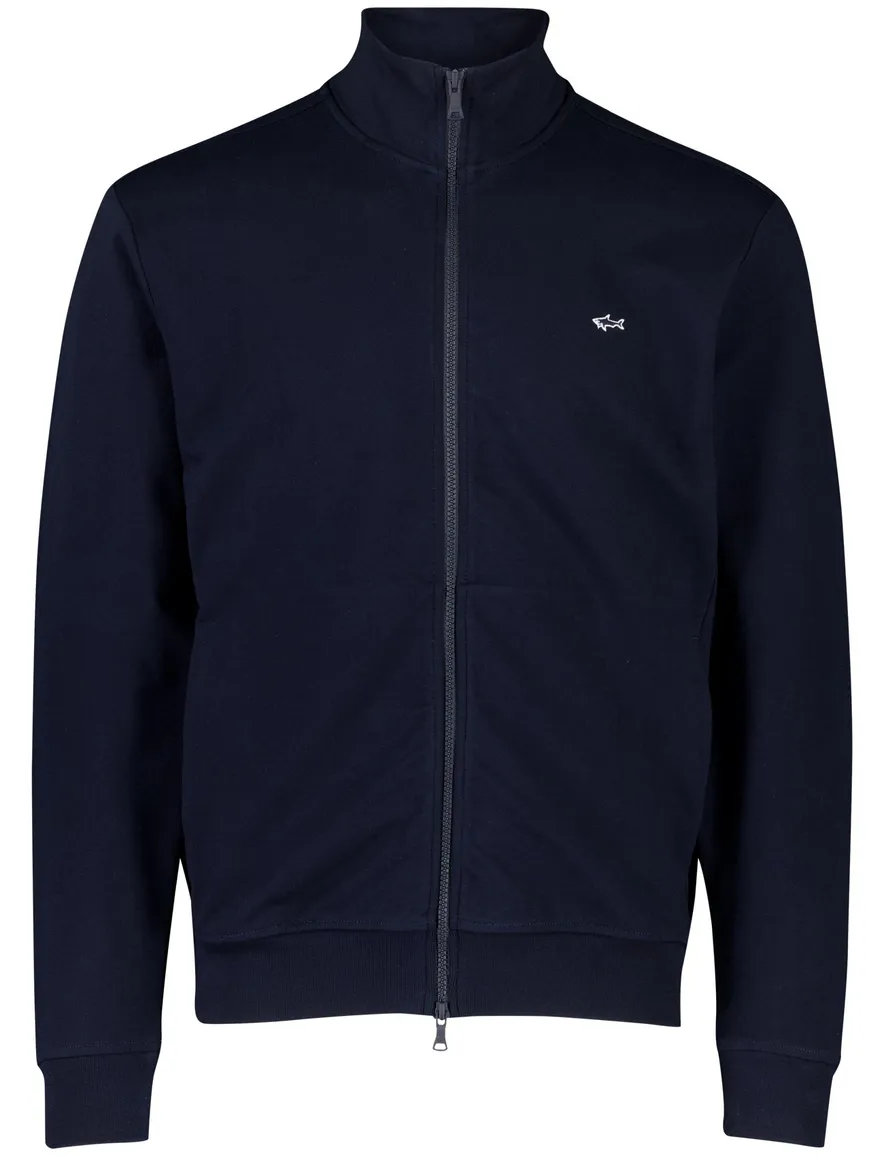Donkerblauw sweatvest Paul & Shark katoen