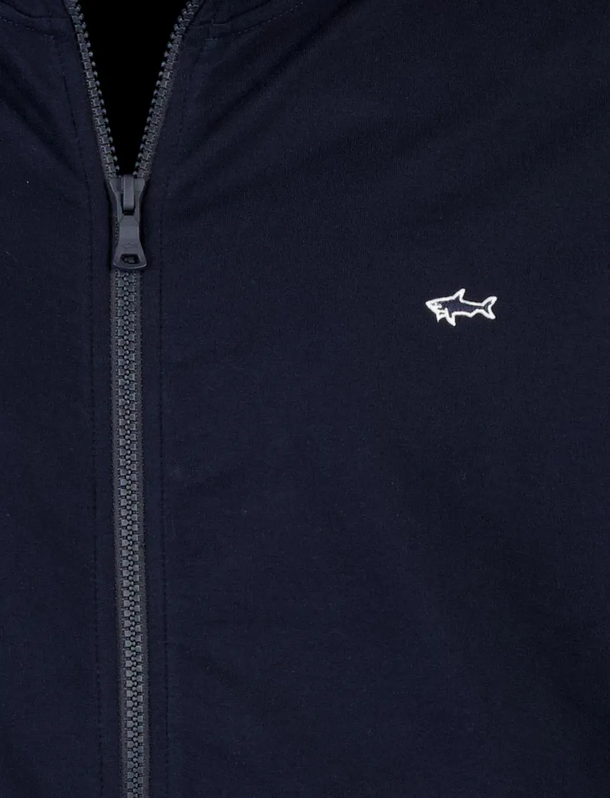 Donkerblauw sweatvest Paul & Shark katoen