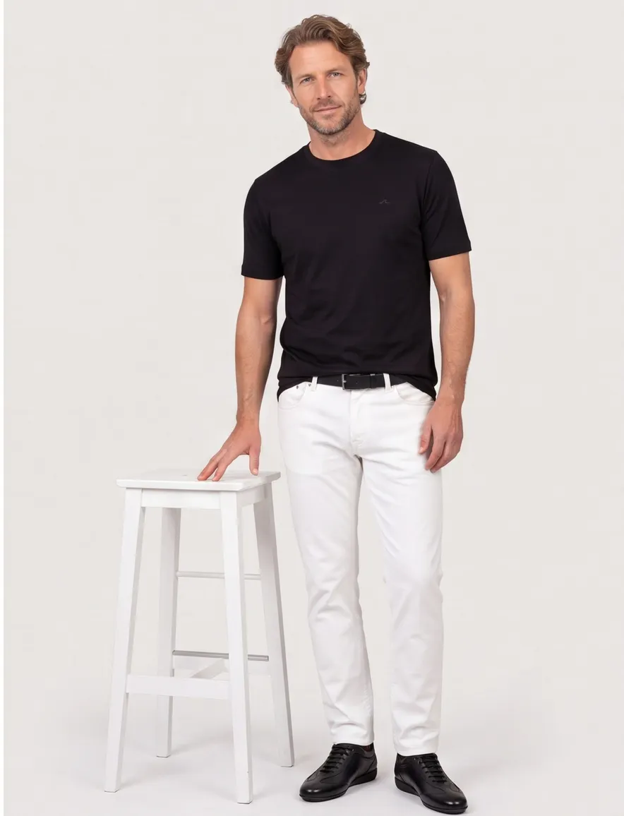 Zwart T-shirt silver collection Paul & Shark