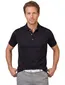 Zwarte polo Paul & Shark Silver collection katoen