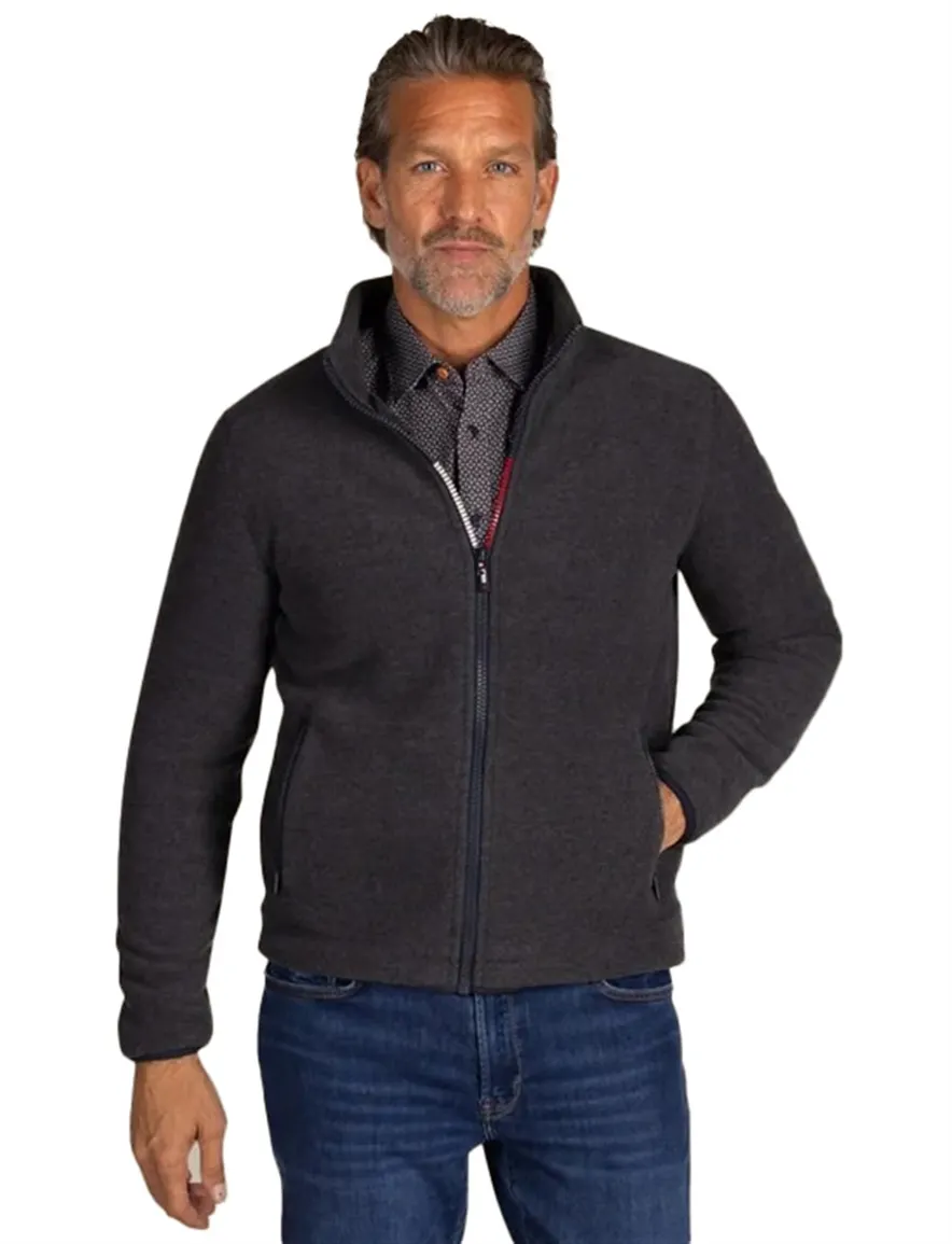 NZA vest grijs polyester effen