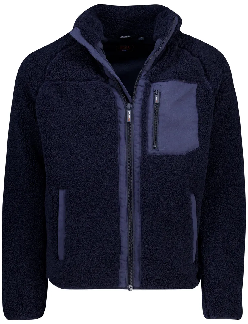Donkerblauw NZA outdoor fleece vest