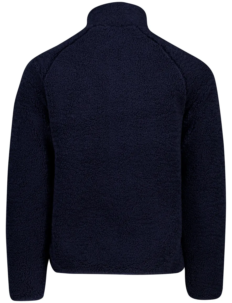 NZA Henry outdoor vest teddy donkerblauw