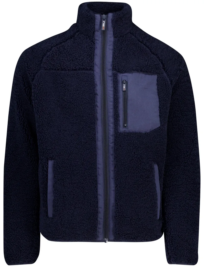 Donkerblauw NZA outdoor fleece vest