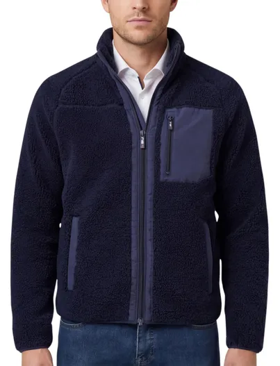 New Zealand Outdoor vest fleece NZA Henry donkerblauw