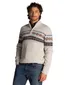 New Zealand trui gebreid grijs print wol normale fit