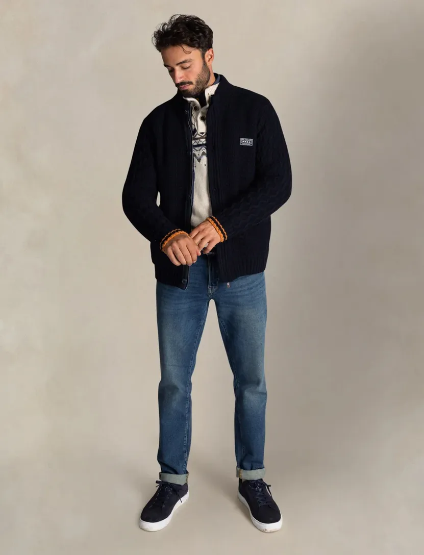 New Zealand vest navy outdoor normale fit wol