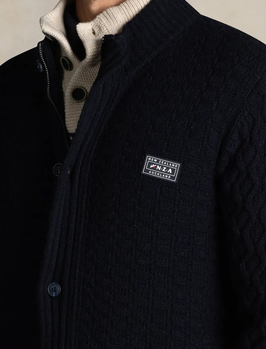 New Zealand outdoor vest navy normale fit wol