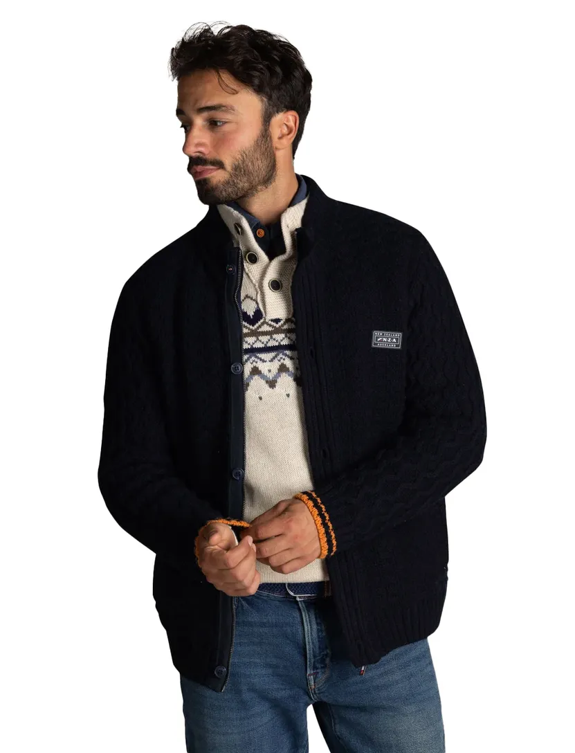 New Zealand vest navy outdoor normale fit wol