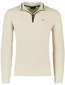 New Zealand trui beige half zip