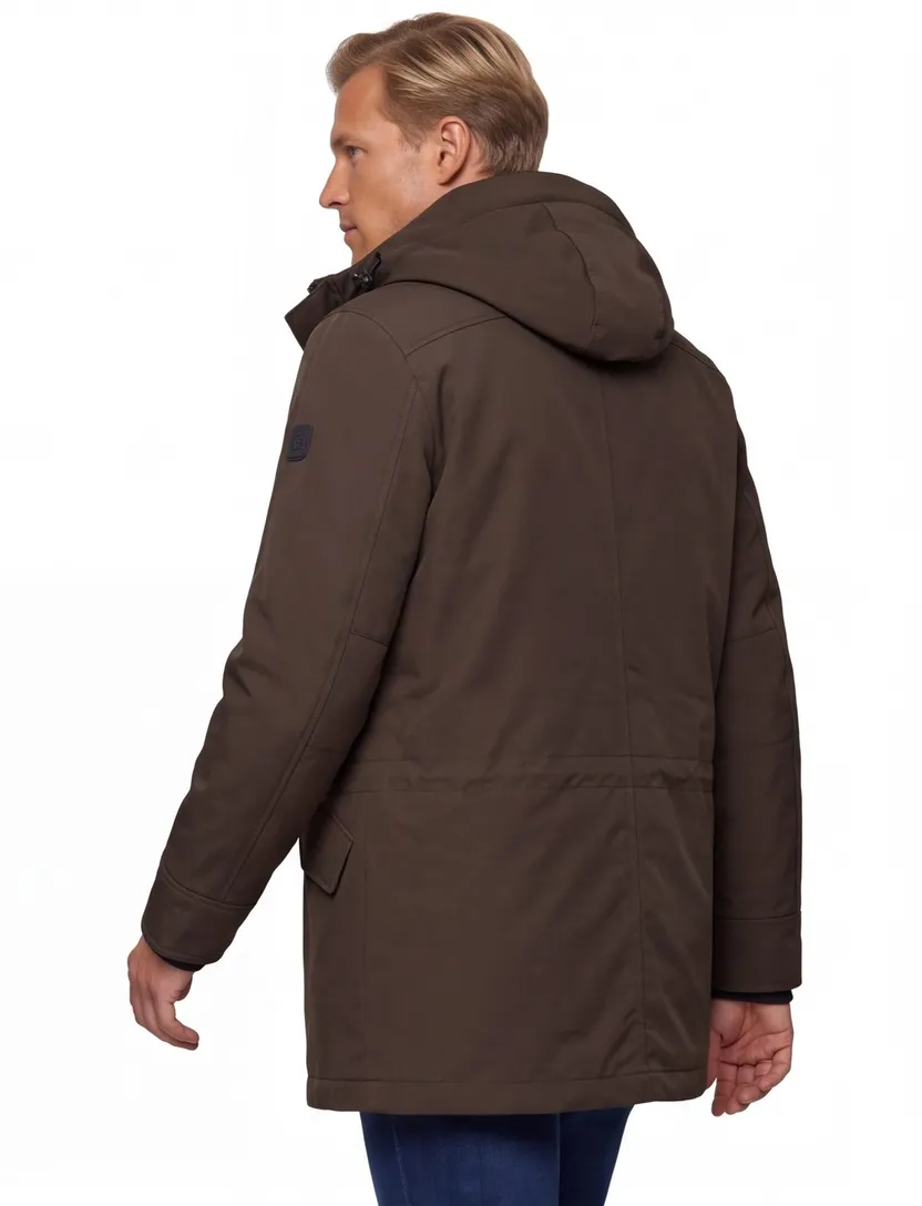 parka jas NZA groen polyester effen