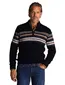 NZA trui half zip navy melange Seth