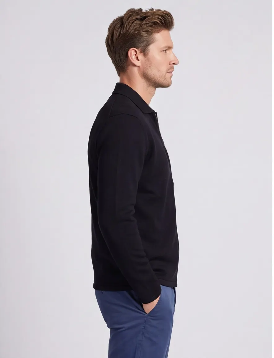 Cavallaro Malenio Vest donkerblauw enkele borstzak